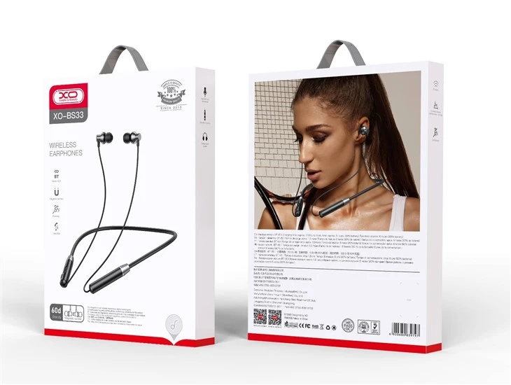 XO BS33 SPORT Neckband Bluetooth Earphone