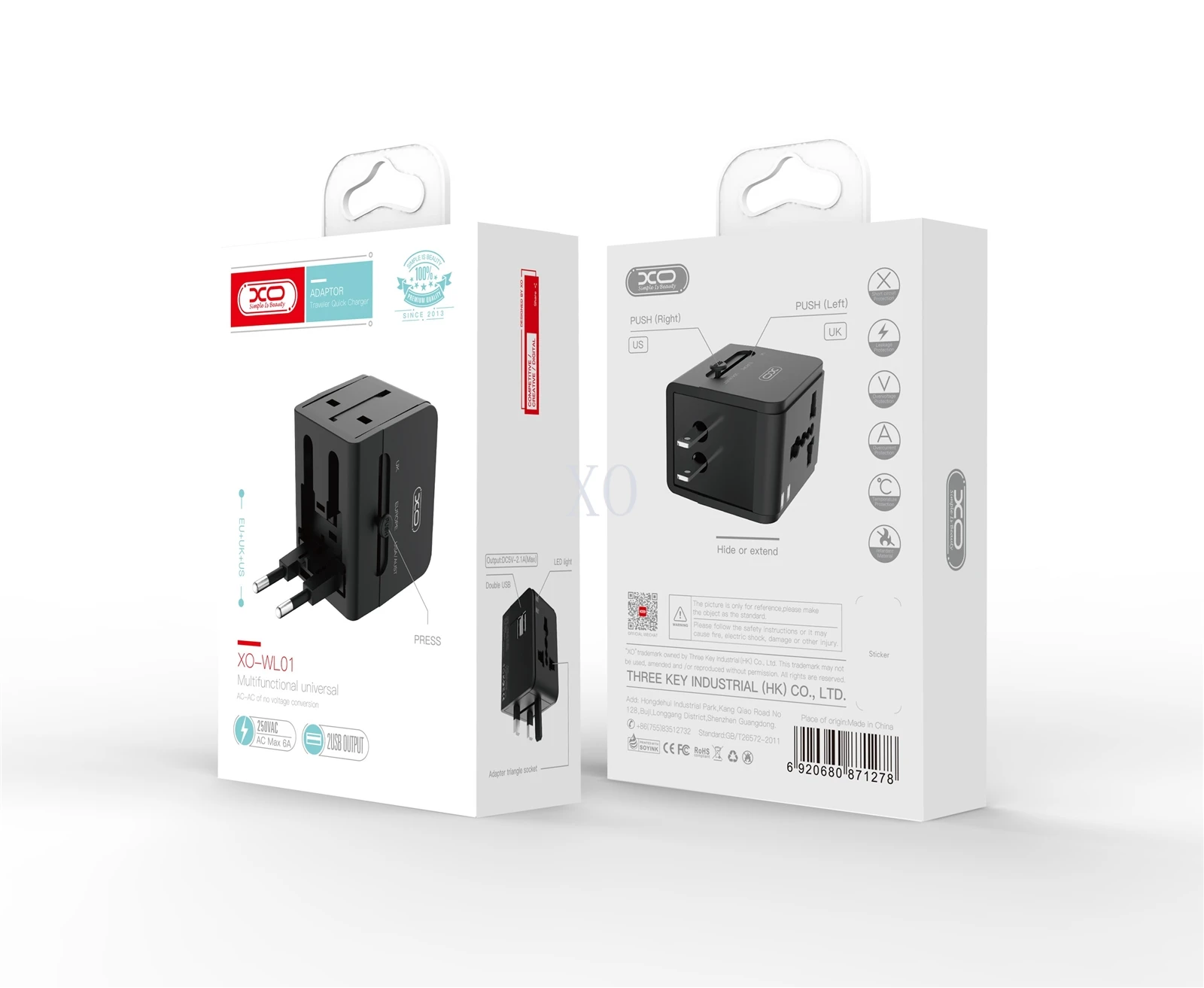 XO Travel Charger XO Travel Charger