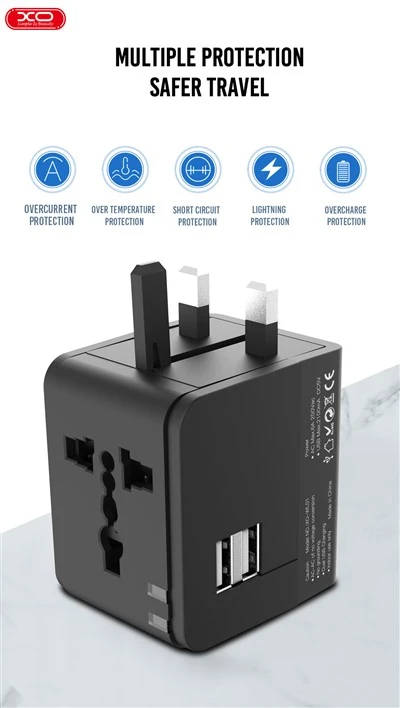 Universal Travel Charger For UK, EU, US