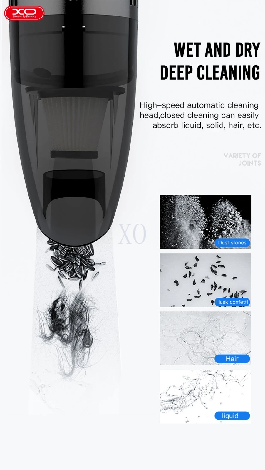 XO CZ001A Car Vacuum Cleaner